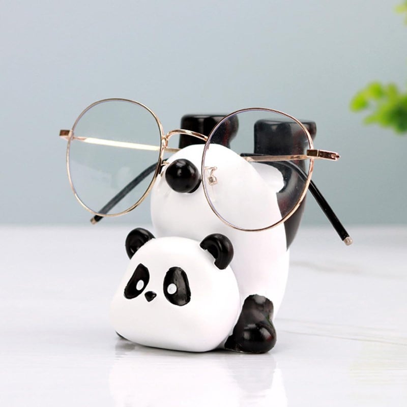 JARPSIRY Cute Panda Glasses Display Stand for Nightstand, Funny Decorative Eyeglass Sunglass Holder, Home Office Desk Decoration (Handstand Panda) - Image 4